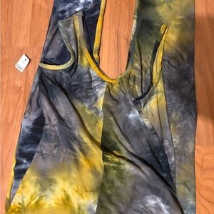 Tie-Dye Sleeveless Jumpsuit